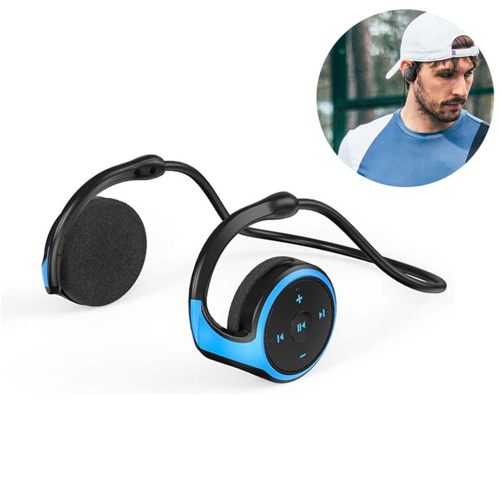 Kabellos Sports Fitness Bluetooth Kopfhörer Fm Radio Headset Stereo Ohrhörer 