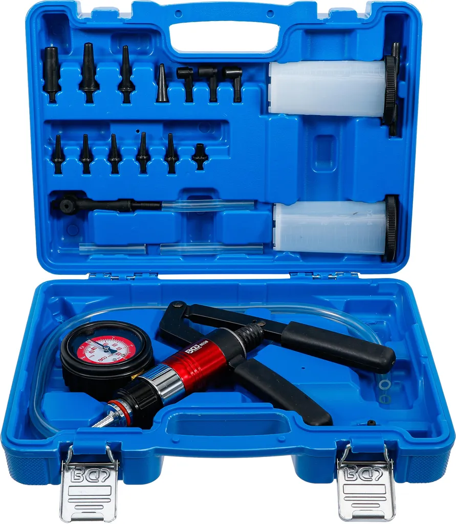 Testeur de dépression et pression BGS 8038 avec manomètre et accessoires