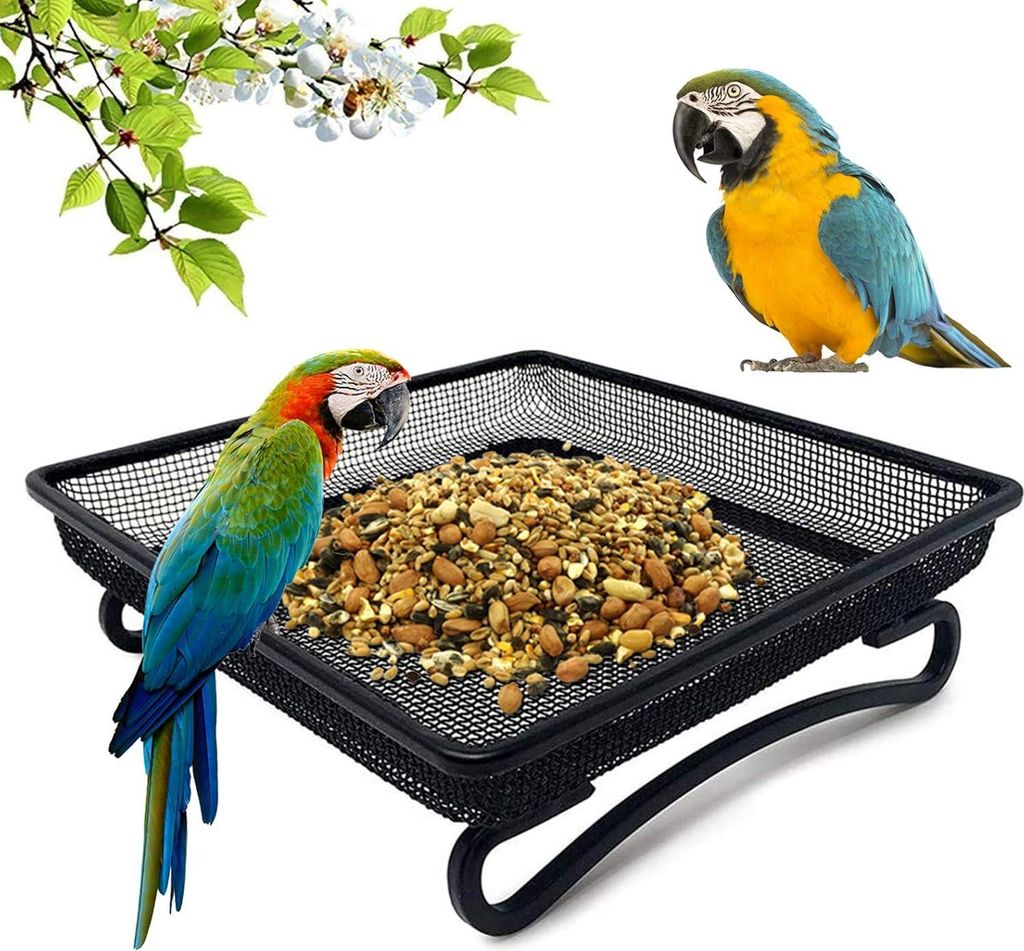Futterstation für Vögel - Feines Gitterboden - Ideal für Wildvögel