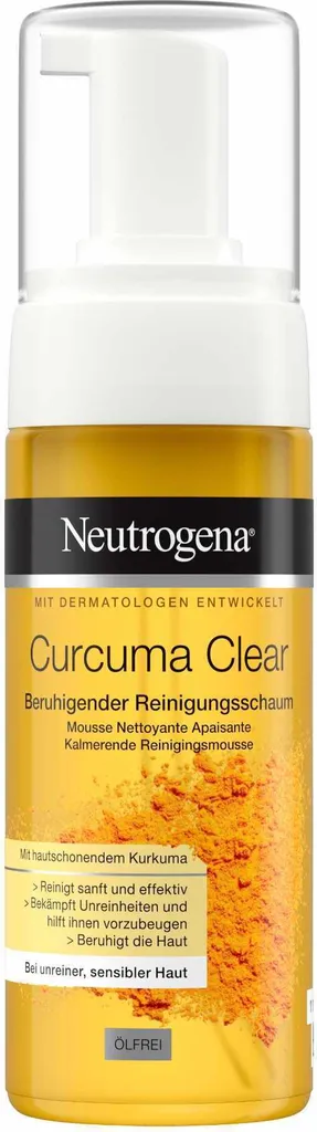 Mousse Nettoyante Apaisante Curcuma pour Peaux à Imperfections Flacon 150ml