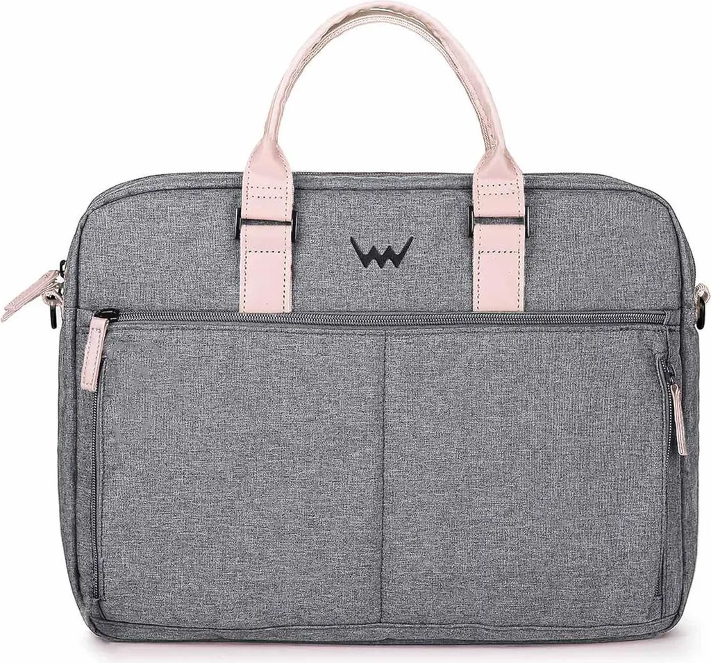 Sacoche pour Ordinateur Portable 6L Gris Memories - Idéal Travail et Fac