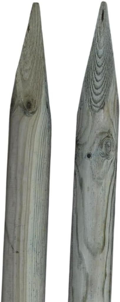TIMBERMIK ⌀ 8cm 2-Pack Spitze Holzpalisaden Länge: 240 cm Produktbild 