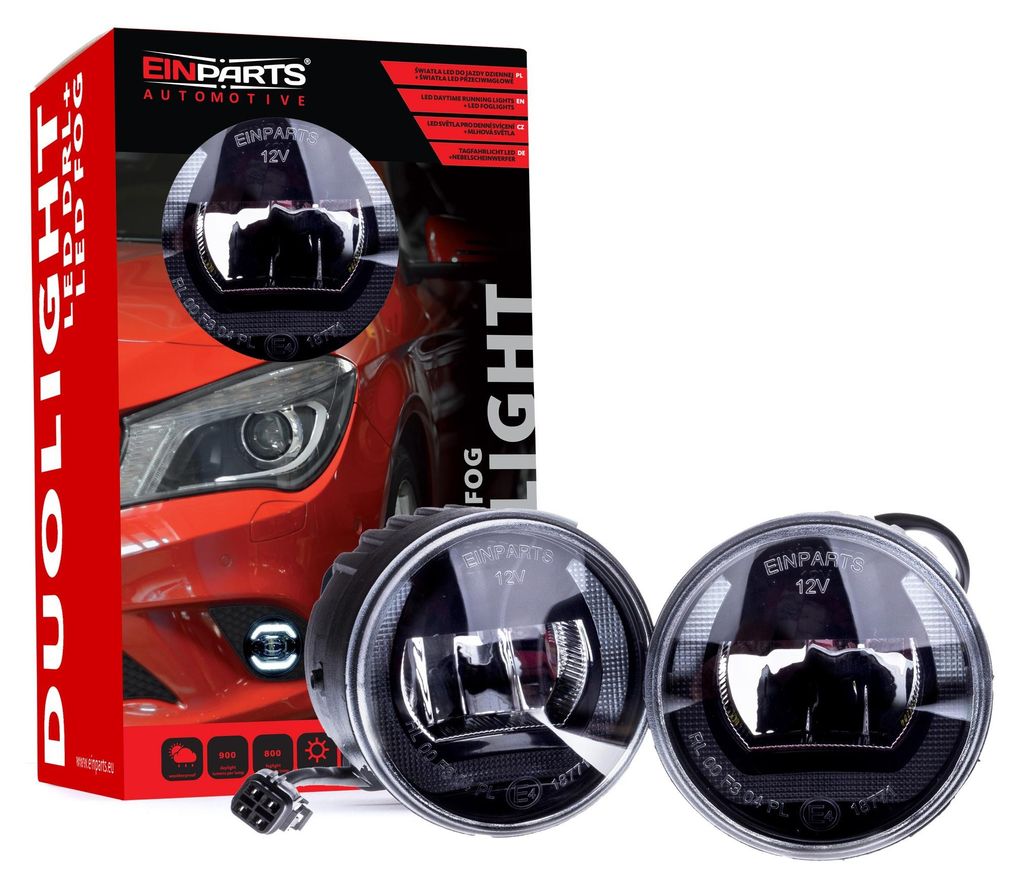 EINPARTS DUOLIGHT DL10 H8 H11 LED Nebelscheinwerfer Vorne für NISSAN Qashqai II (J11, J11) Nebelleuchte