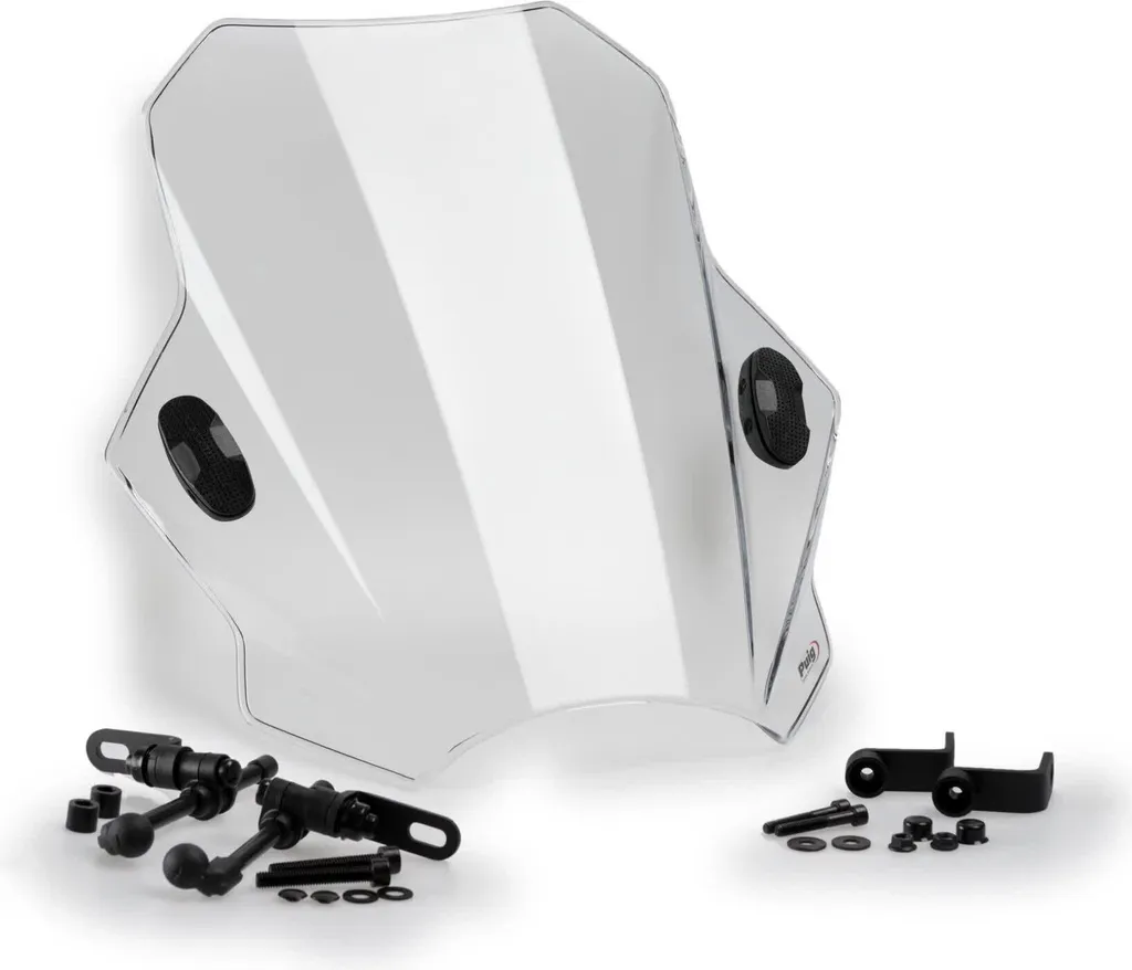 Réduire vent et fatigue sur Suzuki Inazuma avec écran PUIG 430mm