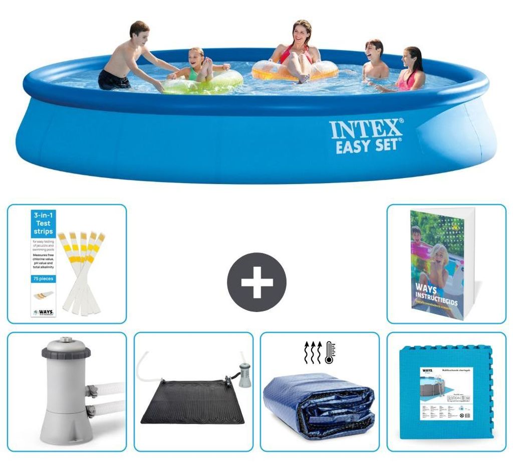 Easy Set Pool Rund - 457x84 cm - 7-teilig S340