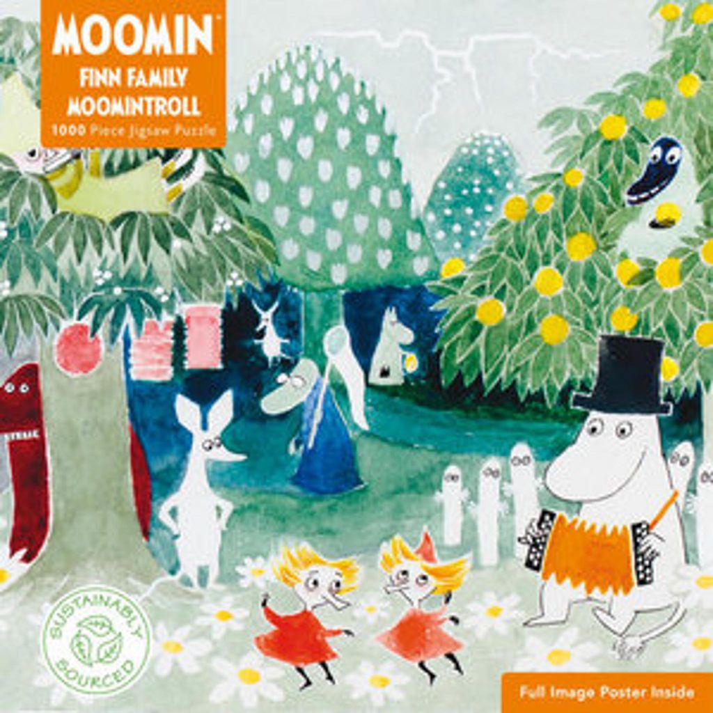 Nachhaltiges Puzzle für Erwachsene, Moomins: Die Familie Produktbild 
