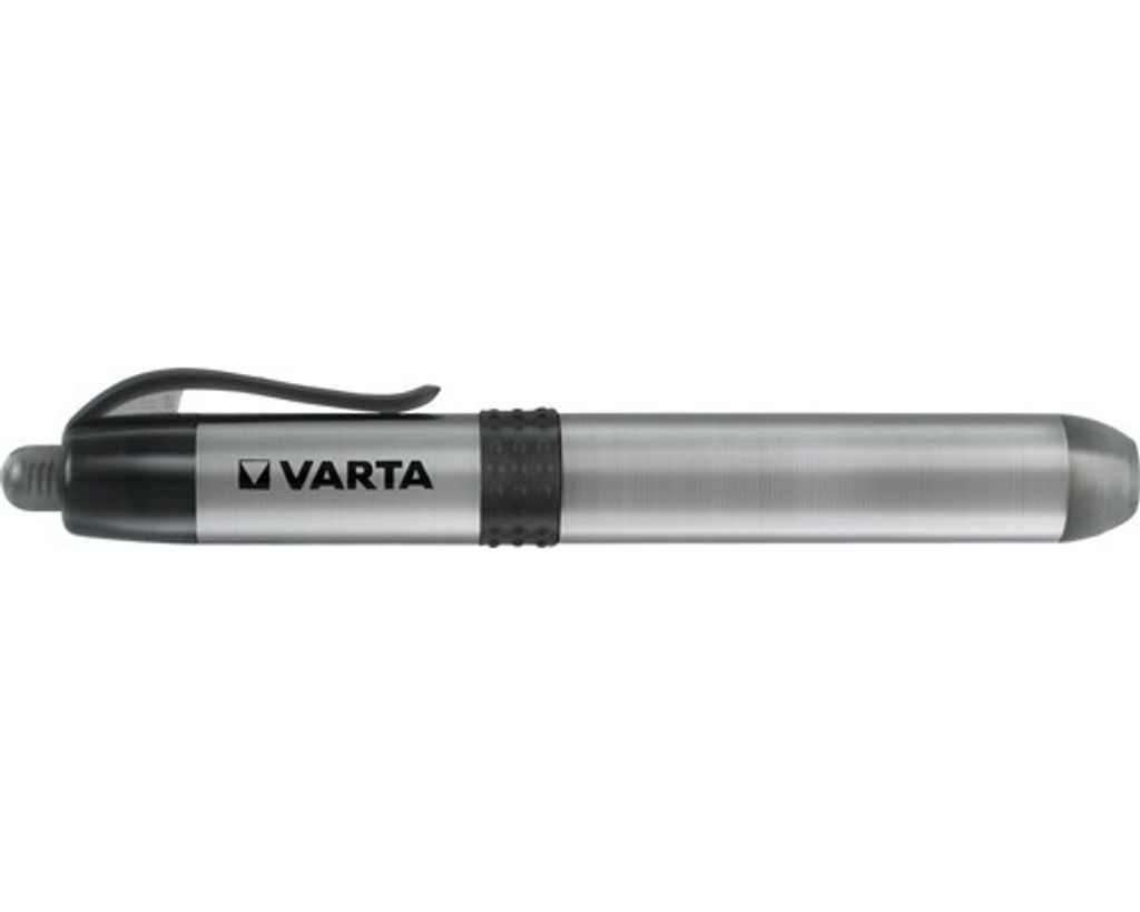 Varta LED-Taschenlampe Mini Penlight titanfarbig-schwarz Produktbild 