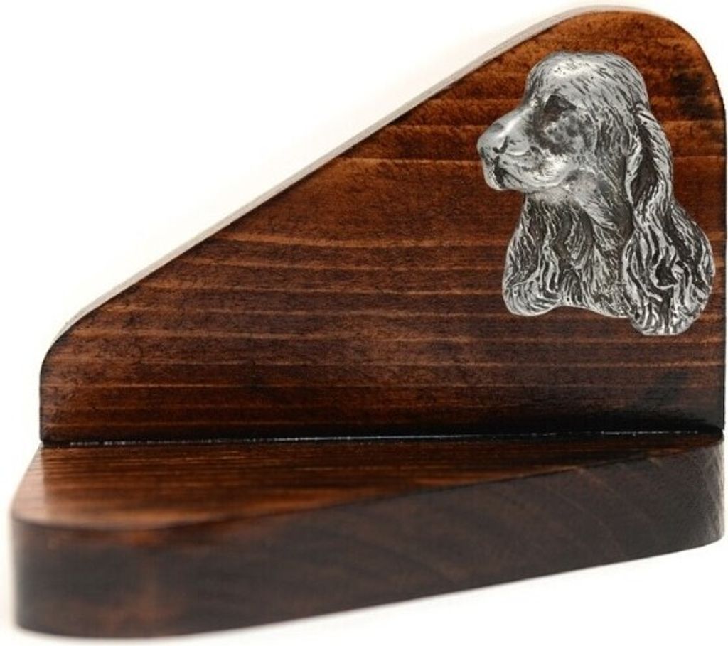 English Cocker Spaniel, Englische Cockerspaniel - Holzkerzenhalter mit Hund, Teelichthalter, Gedenkstätte für den Hund der Marke Art-Dog