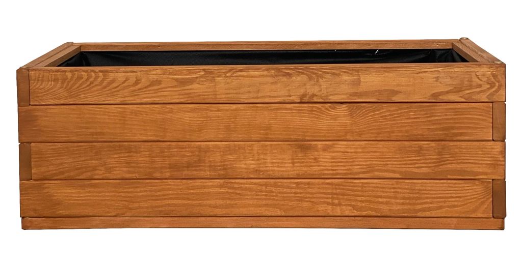 Massiver Holz Pflanzkasten Blumentopf Maße 80 x 40 x 27,5 Produktbild 