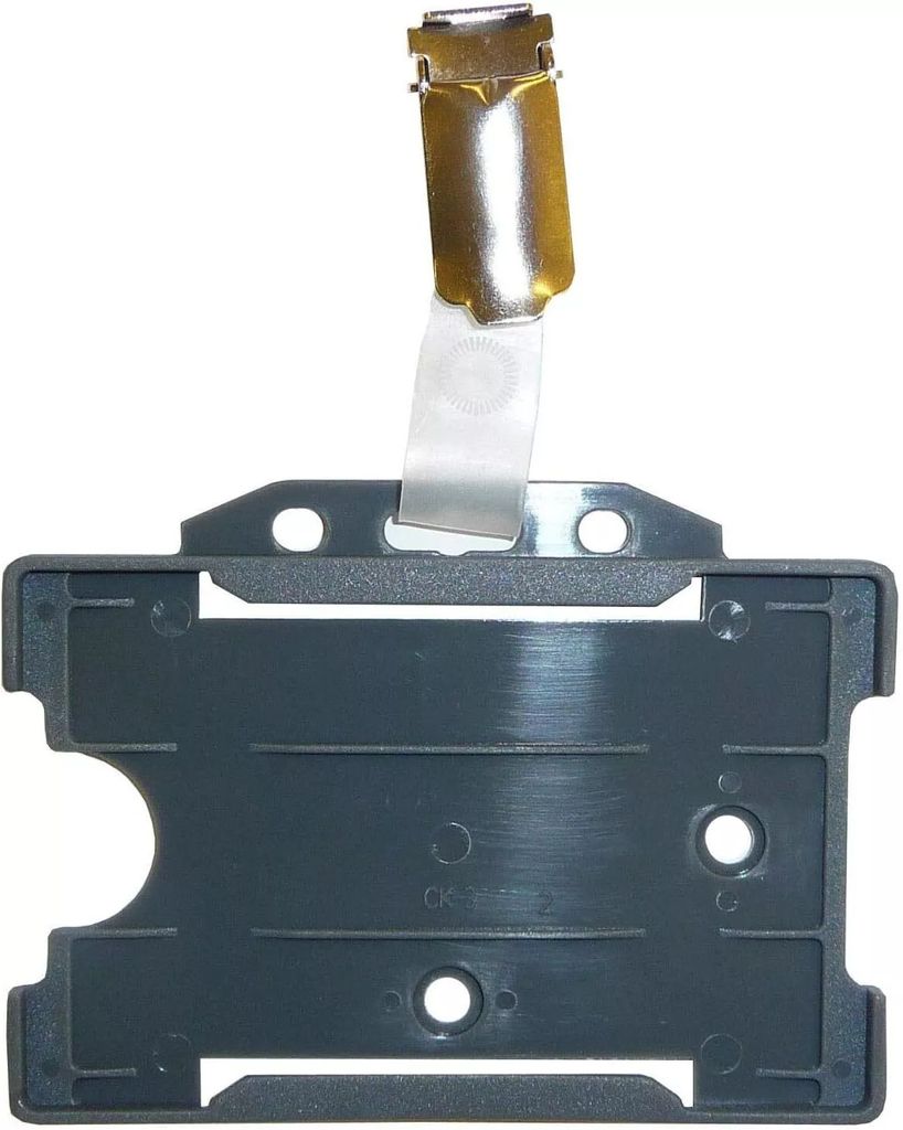 1x SCHWARZ Ausweisset Ausweis-Set Ausweishülle Auswelter Kartenhalter+ Milchiger Lasche Clip GROSSE FARBAUSWAHL