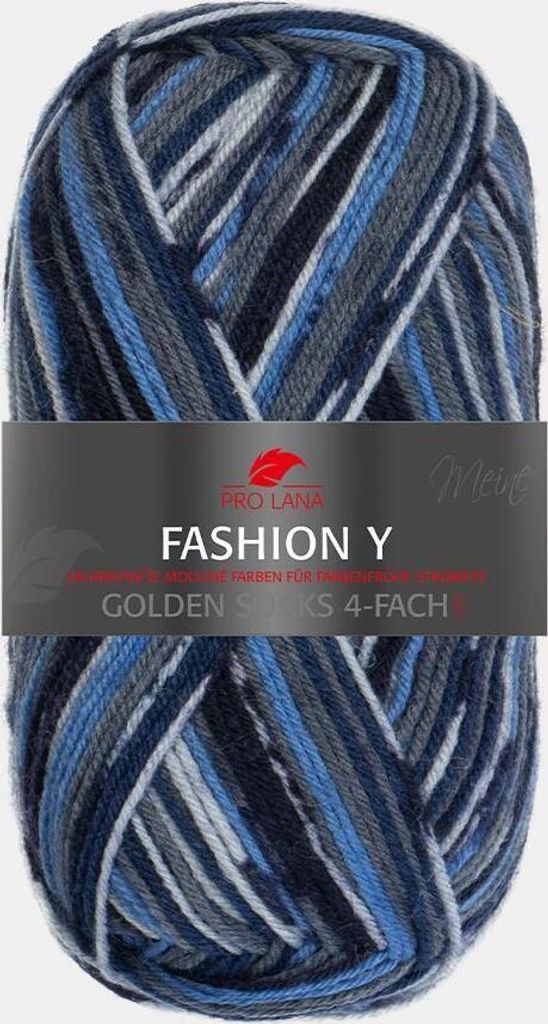 Pro Lana Golden Socks Fashion Y 4-fach Sockenwolle, Farbe:S21