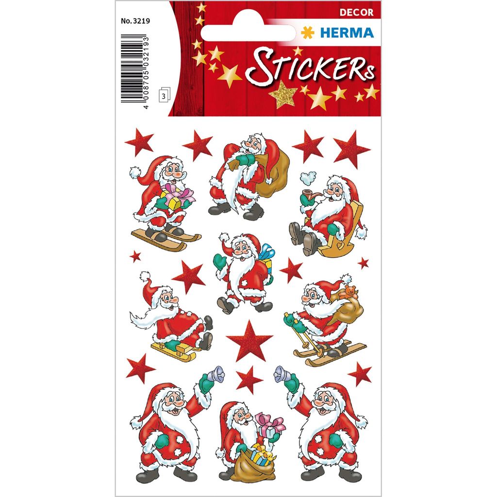 HERMA Weihnachts-Sticker DECOR "klassisches Weihnachten" 3 Produktbild 