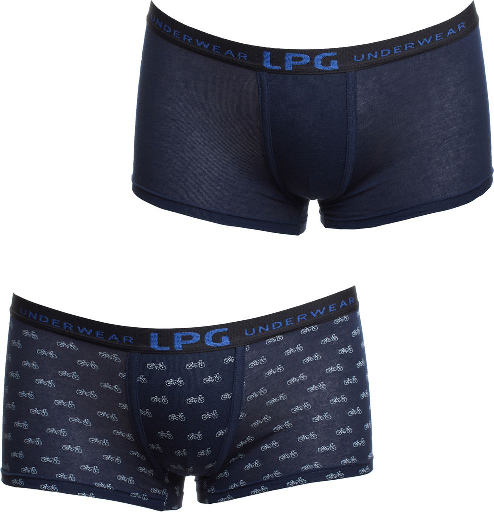 Le Petit Garçon 2er-Pack Boxershorts aus atmungsaktivem Stoff mit anatomischer Vorderseite LP1014 für Jungen