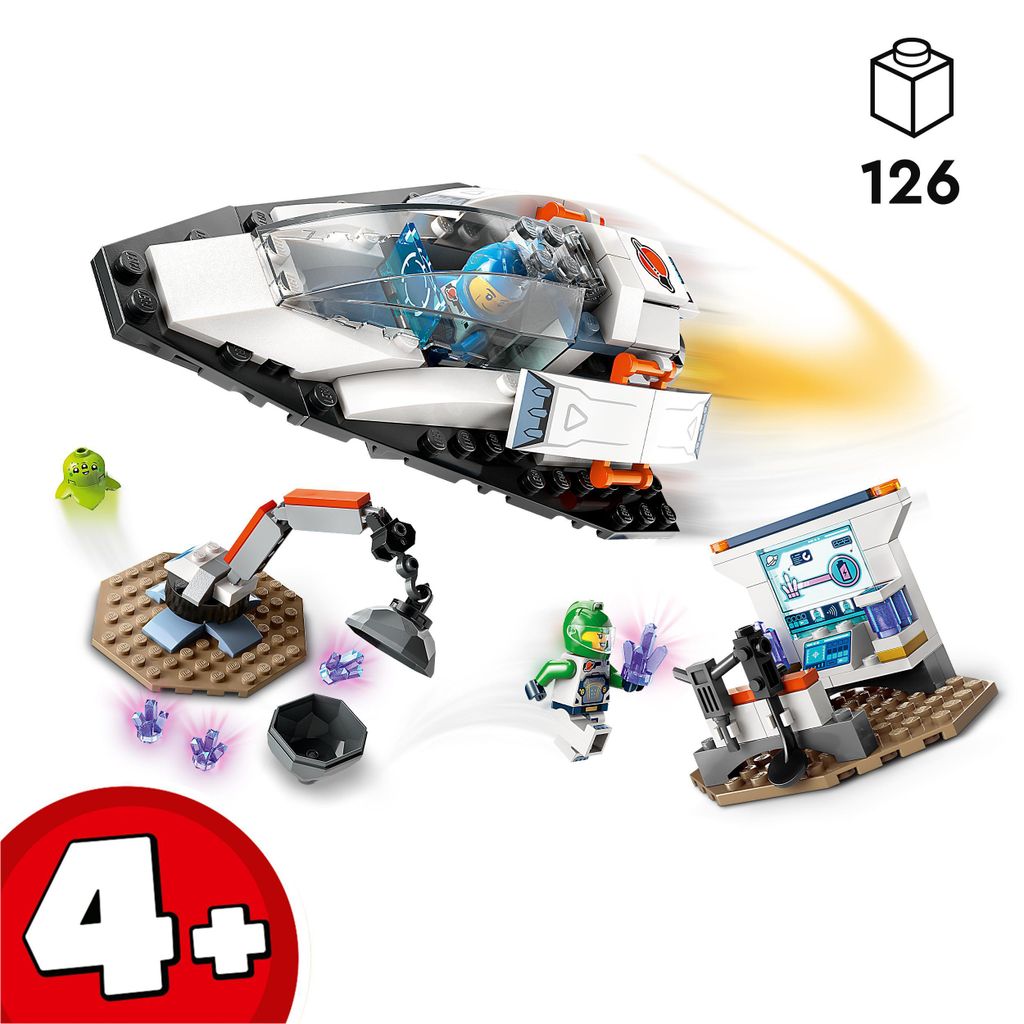 LEGO City Statek kosmiczny i odkrywanie asteroidy, zestaw Zdjęcie produktu 