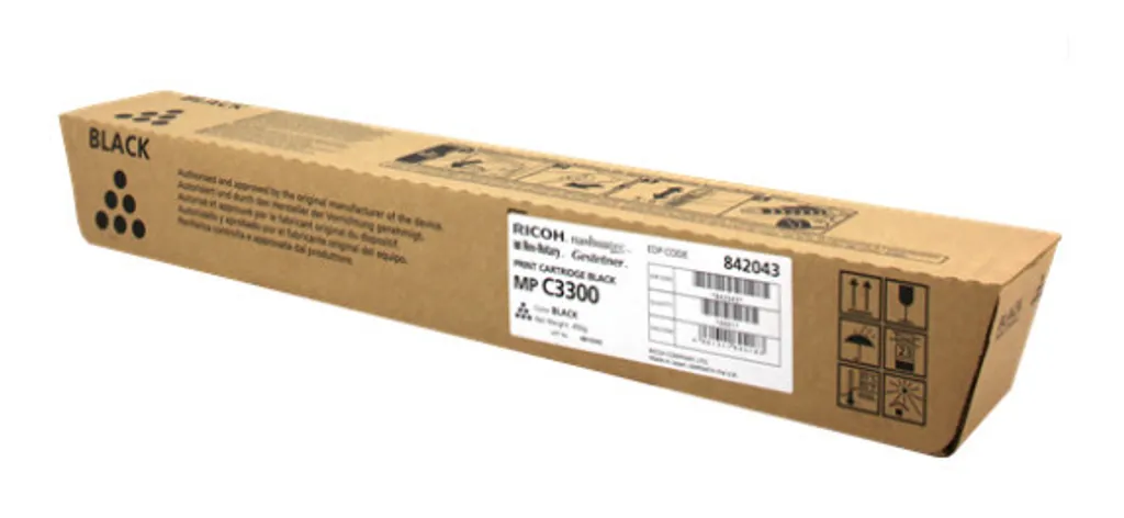 Toner Noir Ricoh 842043 Authentique pour 20000 Pages de Haute Qualité