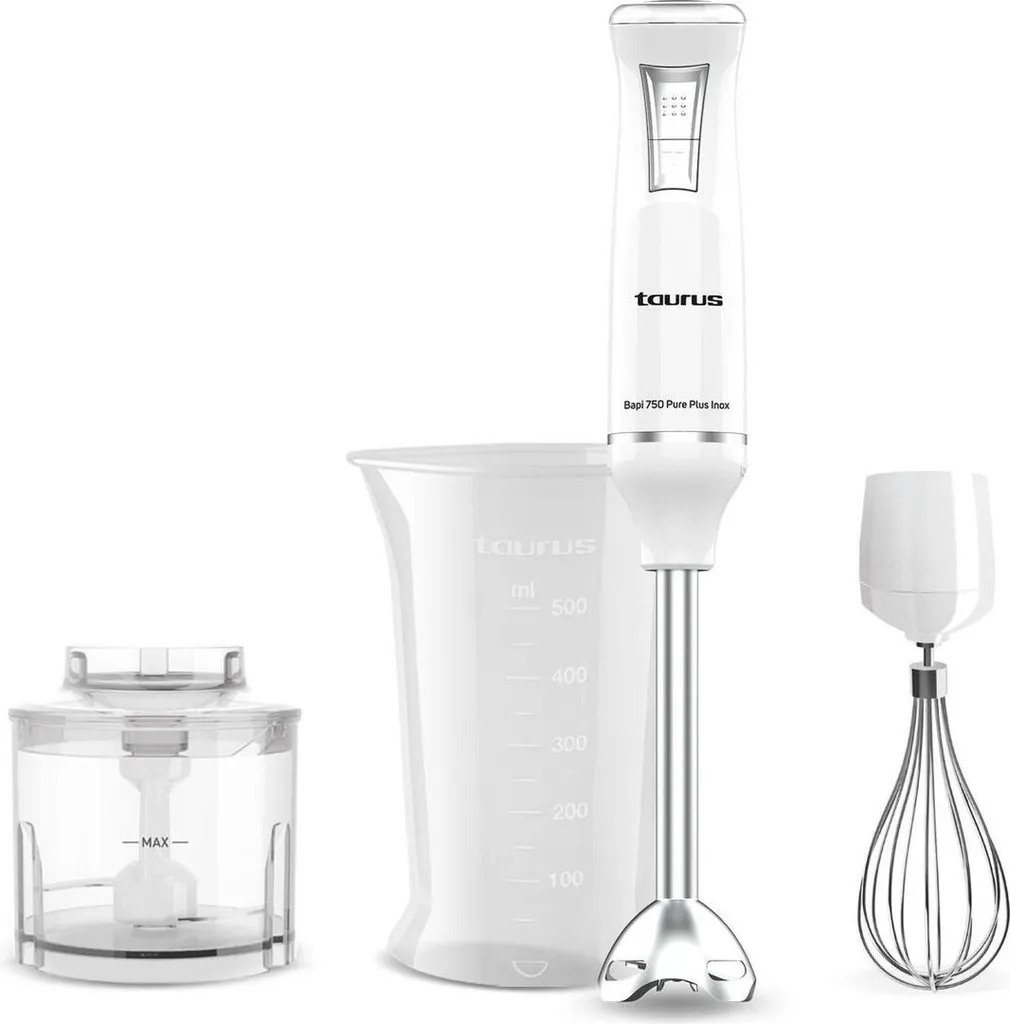 Mélangeur Pure Plus Taurus 750W au Design Inox Élégant et Robuste