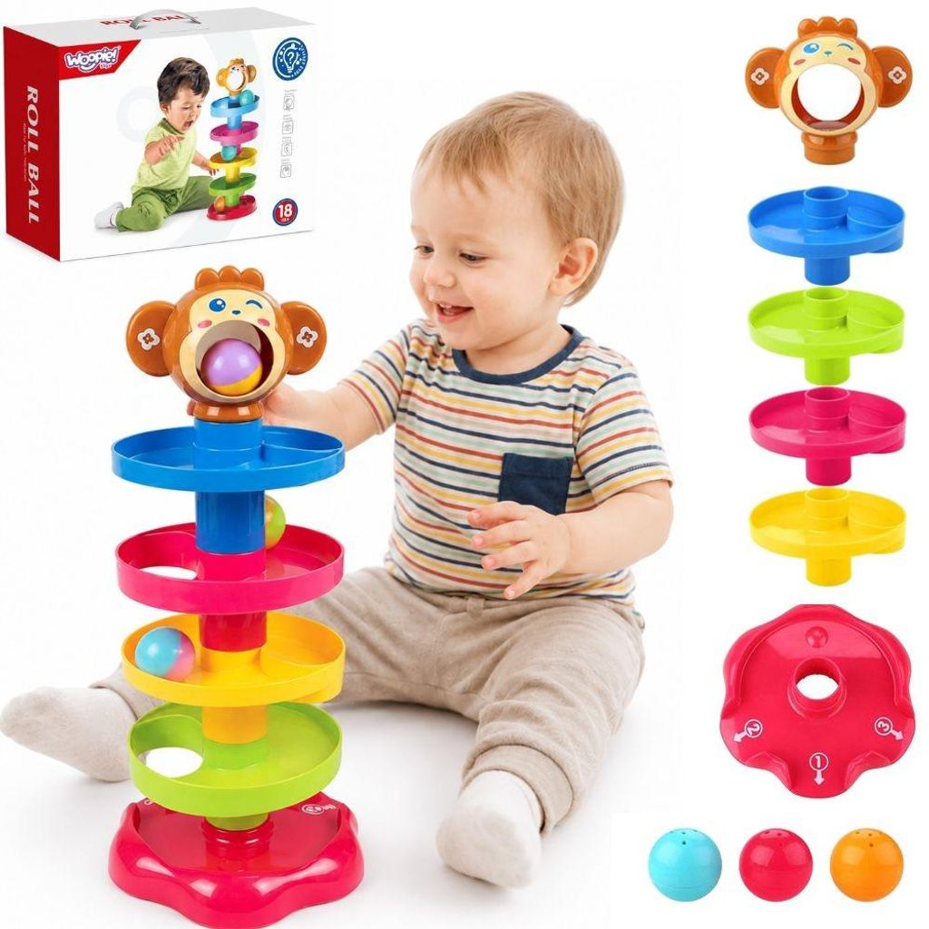 Woopie Baby Ball Track Spiral Set + 3 Balles Image du produit 