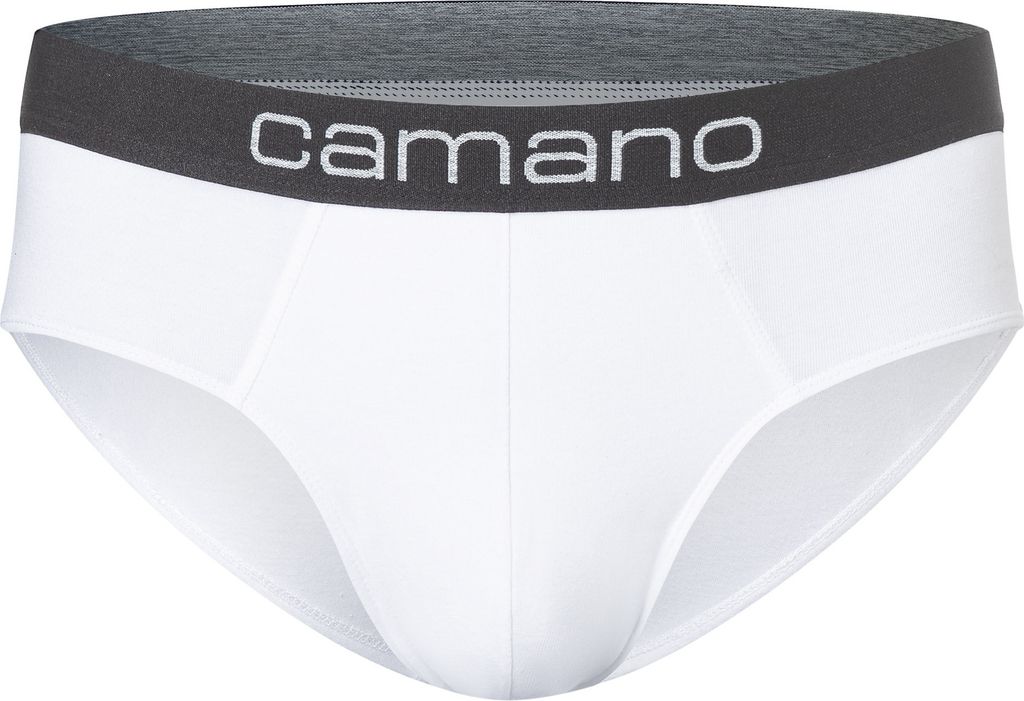 Camano Slips 6er Pack mit komfortablem Bund black grey white M