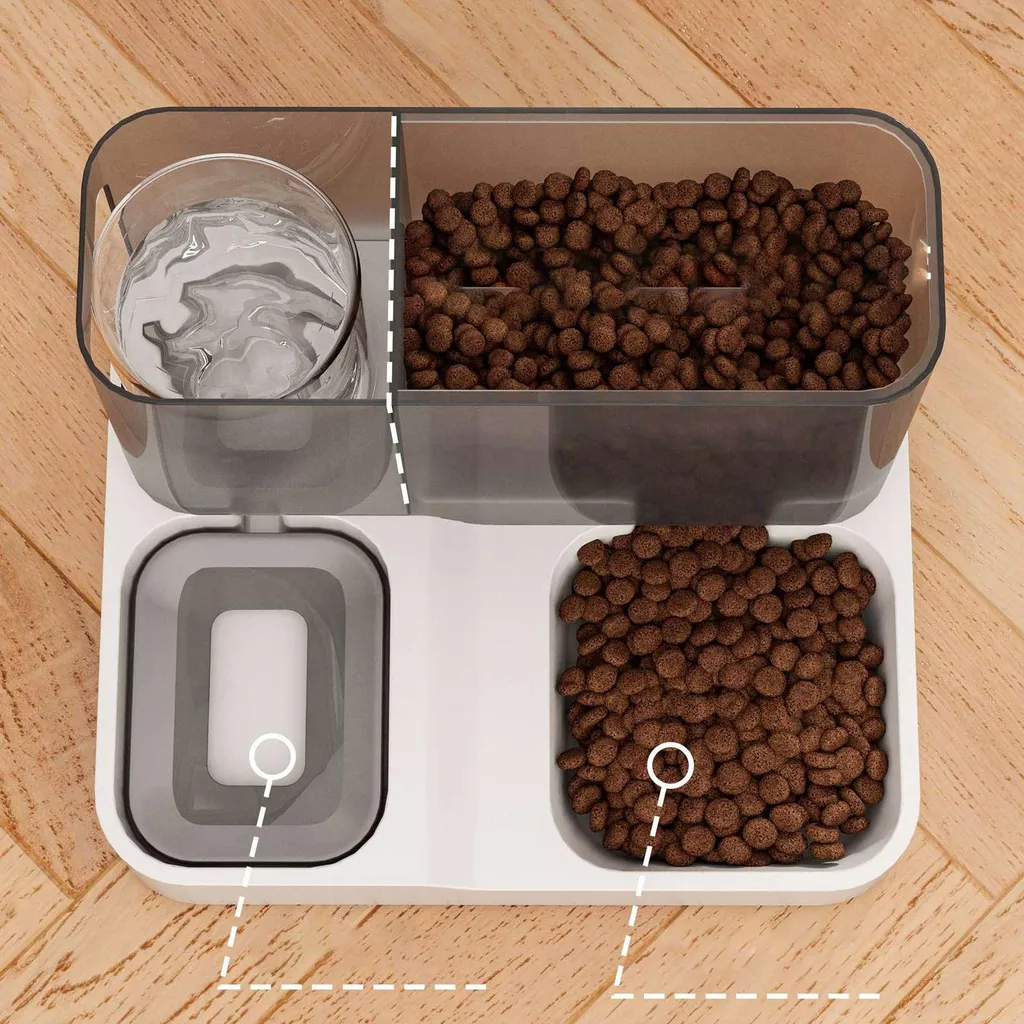 Solution anti-oubli : distributeur eau et croquettes pour animaux domestiques