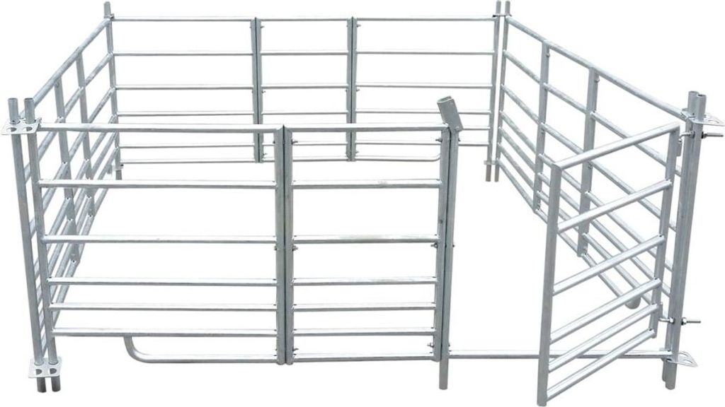 recinto per pecore a 4 lati Acciaio zincato 183 x 183 x 92 Immagine del prodotto 