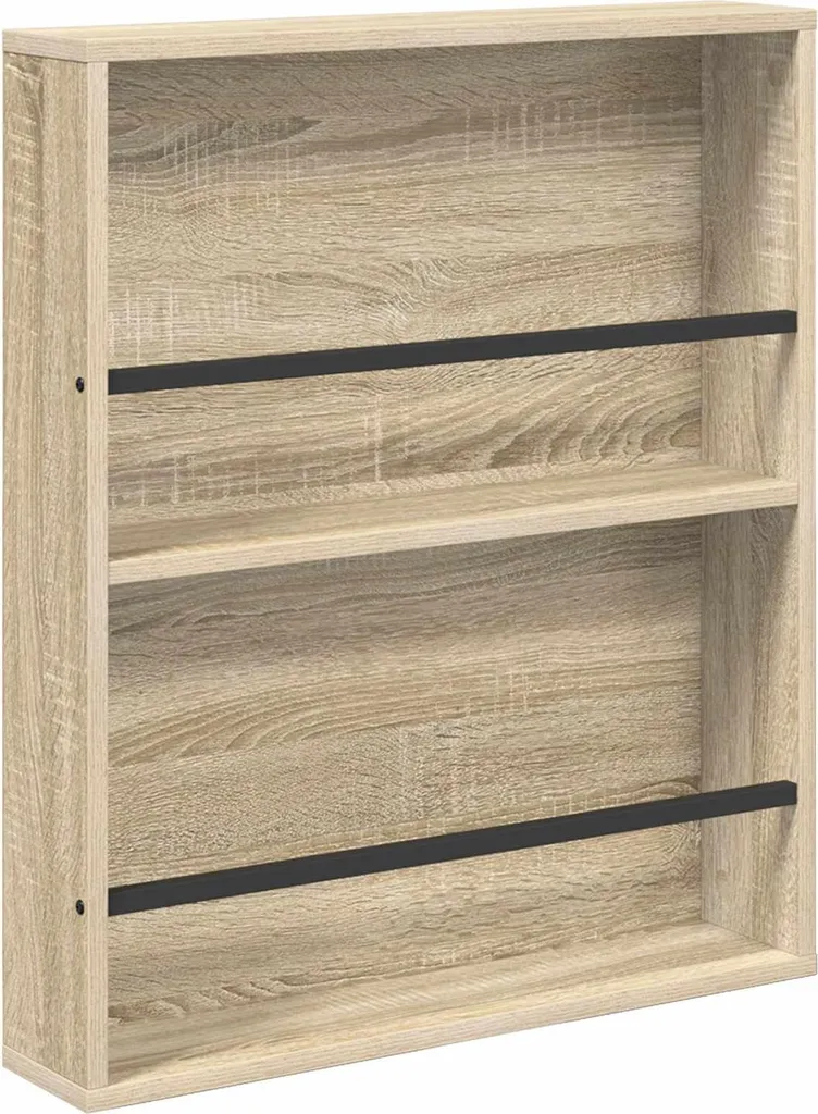 Portariviste Parete SYFAX Rovere Sonoma 60x12x70cm - Legno per Casa