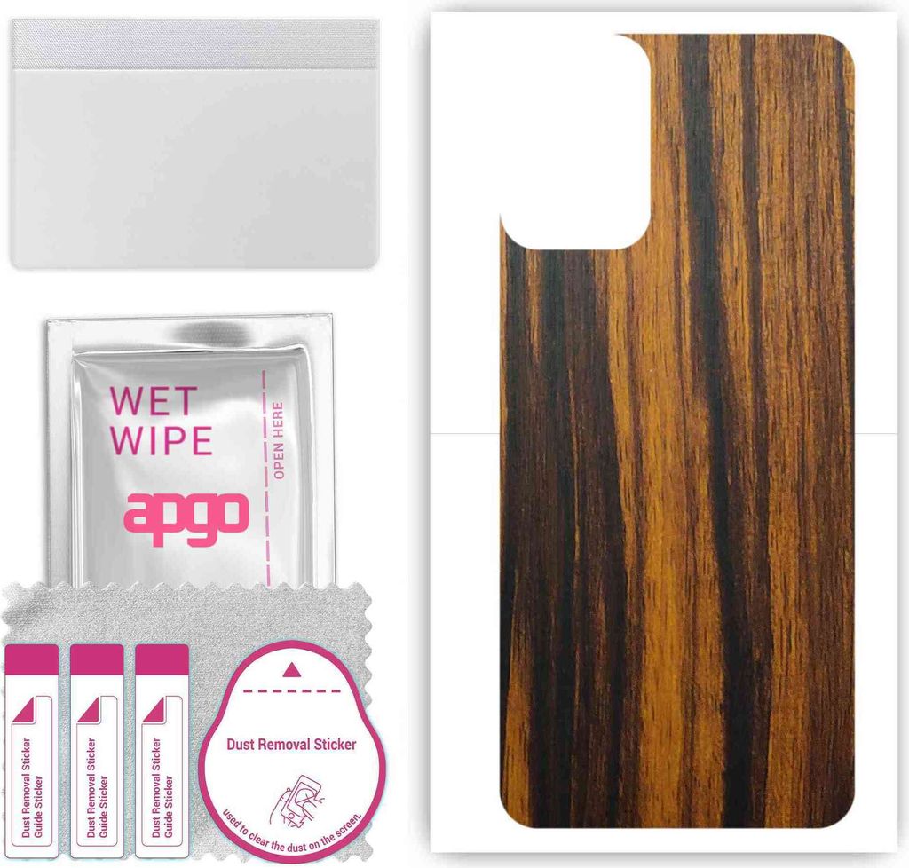 apgo Rückseite Schutzfolie, Skin, kompatibel mit Motorola Moto G Power 5G 2024, Hinten Displayschutzfolie aus Vinylfolie, kratzfest, einfache Mont...