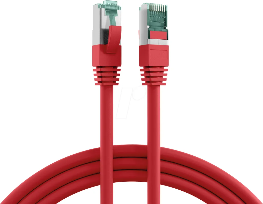 EFB MK6001.0,25R Cavo Patch Cat.6A S/FTP LSZH 0,25m Rosso - Shop Online
