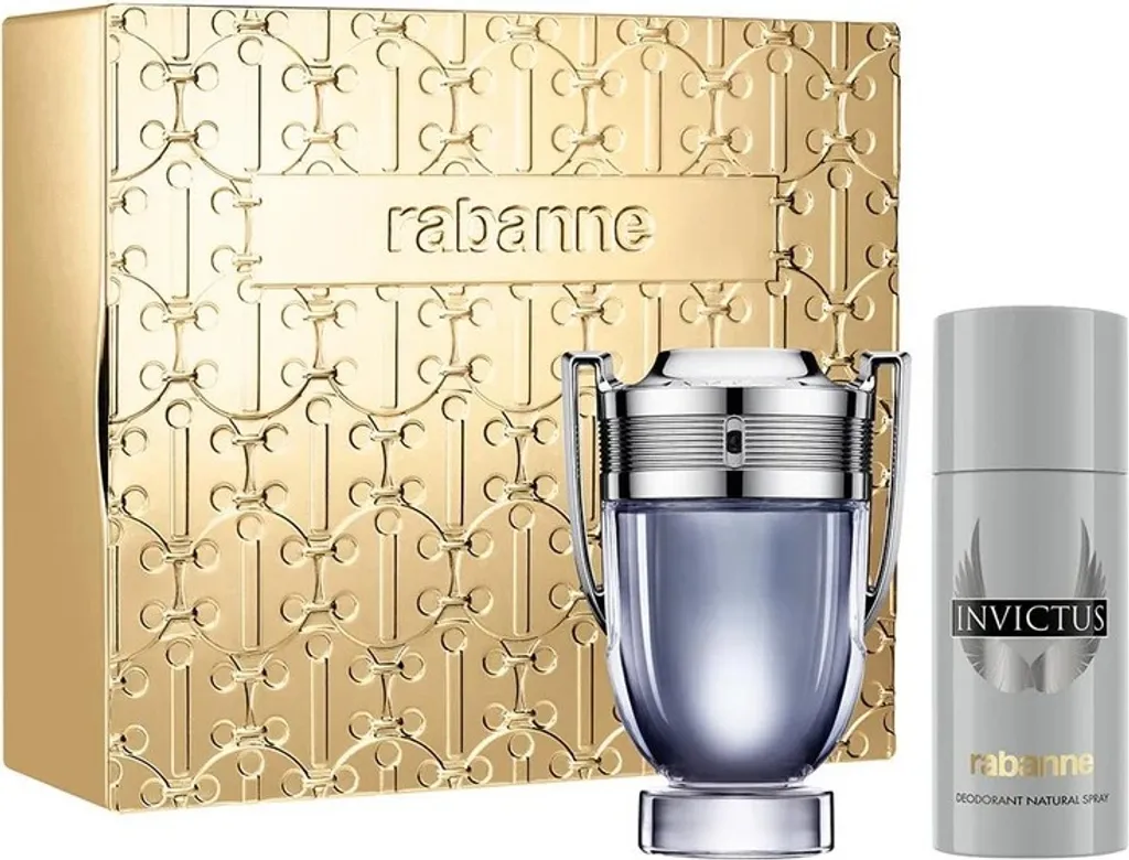 Paco Rabanne Invictus Cofanetto Uomo | Profumo 100ml + Spray 150ml