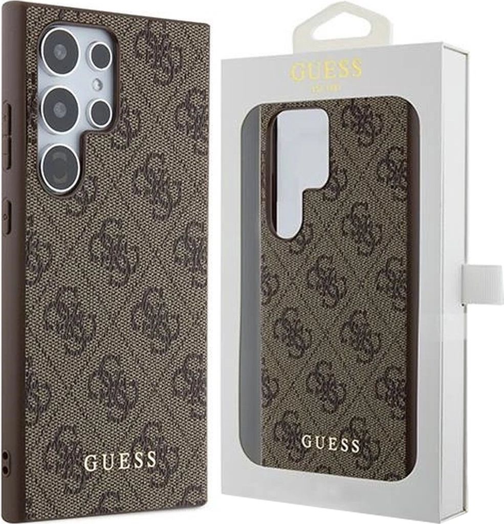 A product shot of a phone case and its packaging.