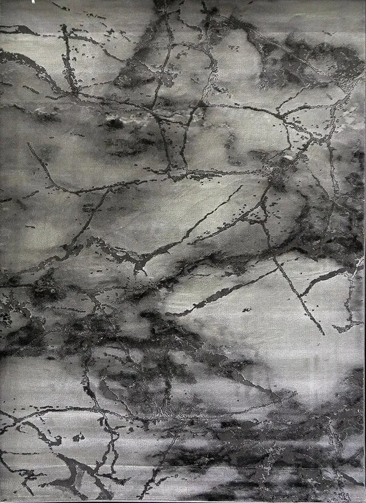 Tapis Gris Moderne 60x100 cm - Série Elite 23270 Design Doux