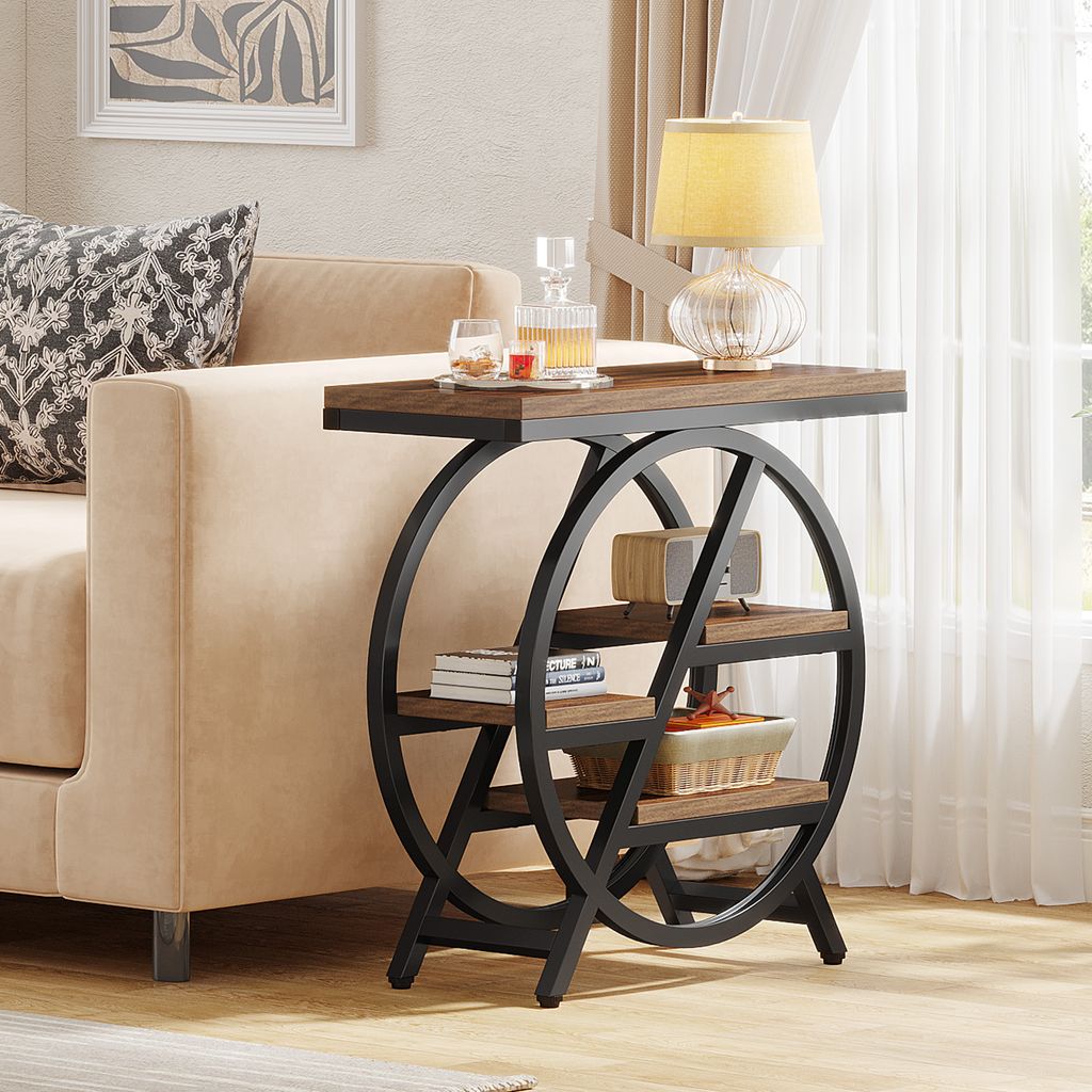 Tribesigns 3-Etagen Beistelltisch, Holz Sofa Beistelltisch Produktbild 4