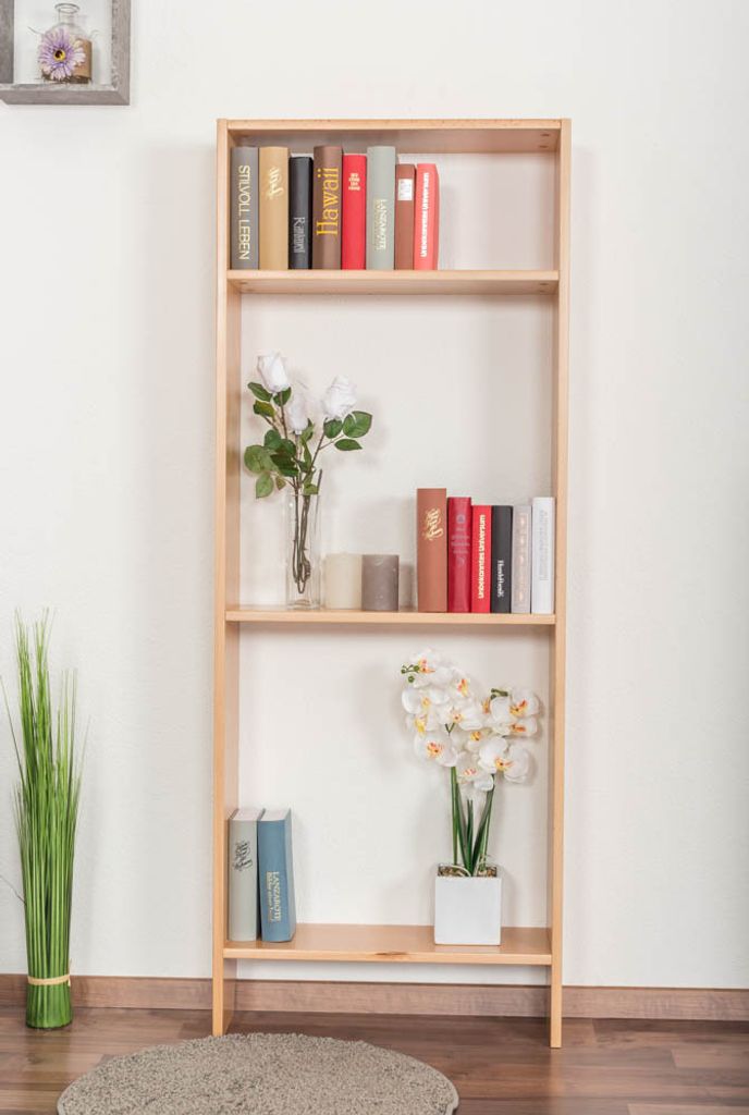 Regal, Bücherregal Buche Massivholz