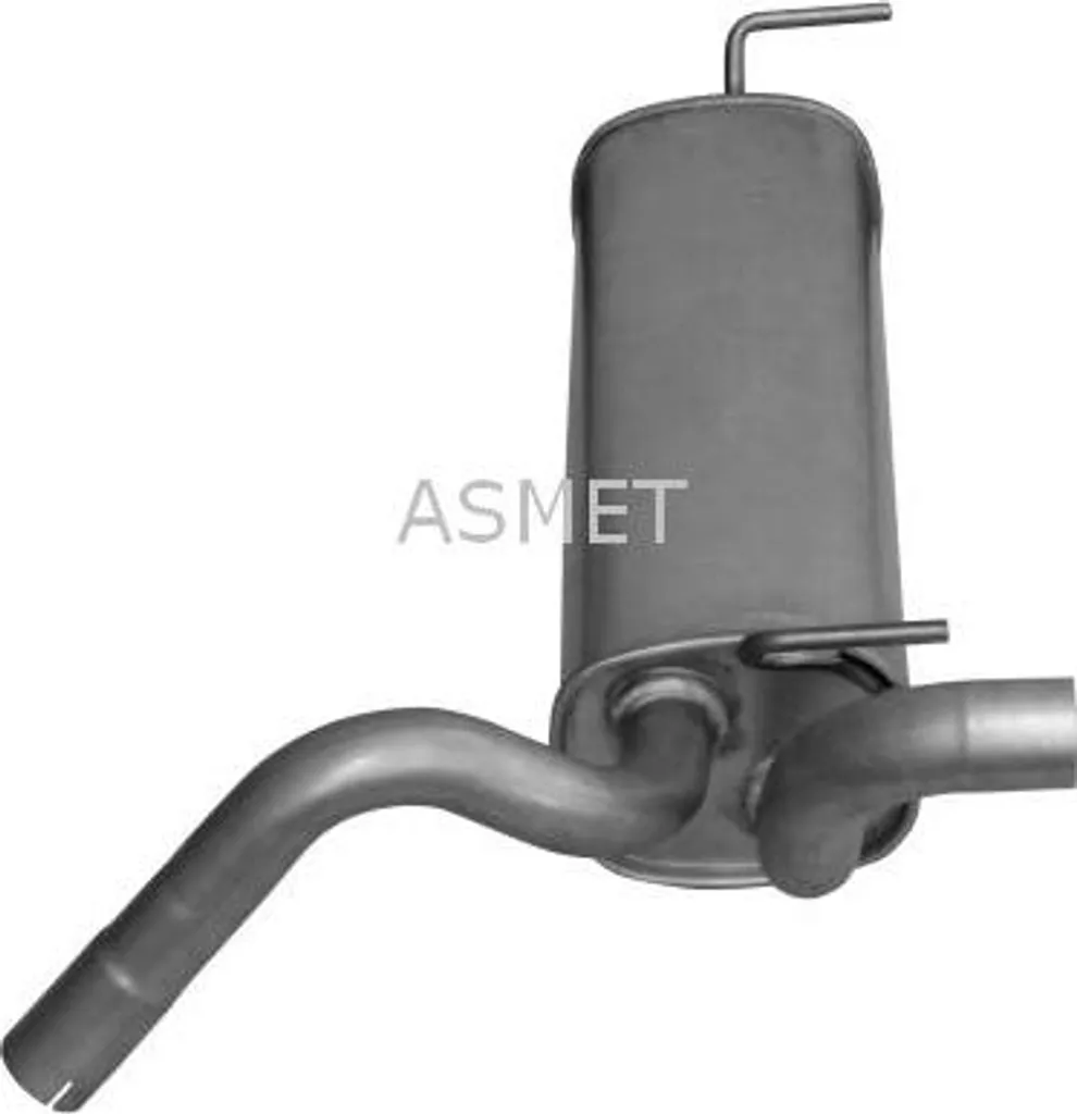 Pot d'échappement arrière pour Astra J - Silencieux ASMET 5242 fiable