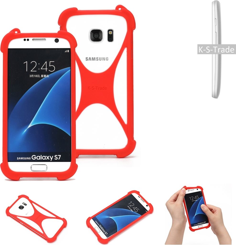 K-S-Trade Handy-Hülle kompatibel mit Motorola Moto E Schutz-Hülle Bumper Silikon Schutz Hülle Cover Case Silikoncase Silikonbumper TPU Softcase