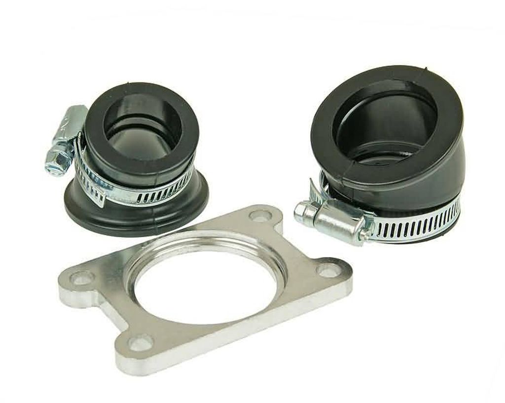 Ansaugstutzen Racing zweiteilig 24 und 32mm für Minarelli AM, Generic, KSR-Moto, Keeway, Motobi, Ride, CPI 1E40MA 1E40MB