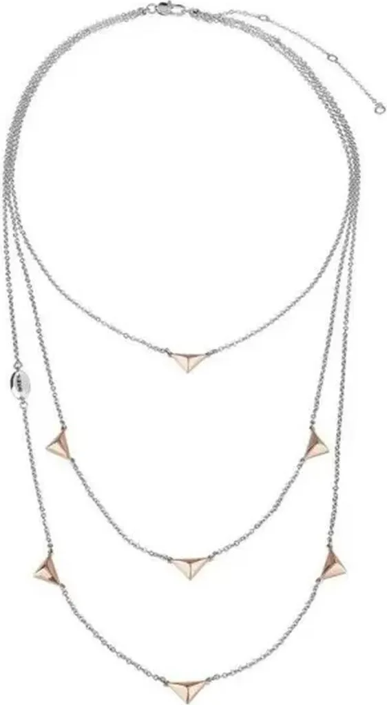 Collier Femme Chic pour Toutes Occasions Breil TJ2565 Mailles 65 cm