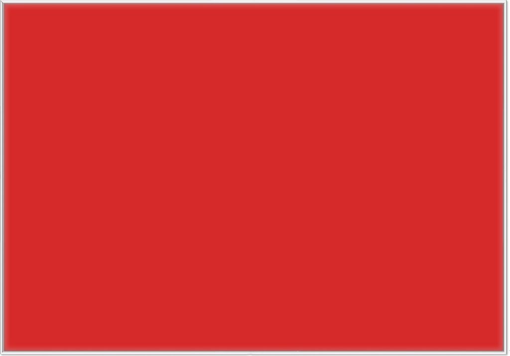 Wallario Wandbild Rot, Größe: 70,30 x 100,30 cm, Poster mit weißem Kunststoffrahmen