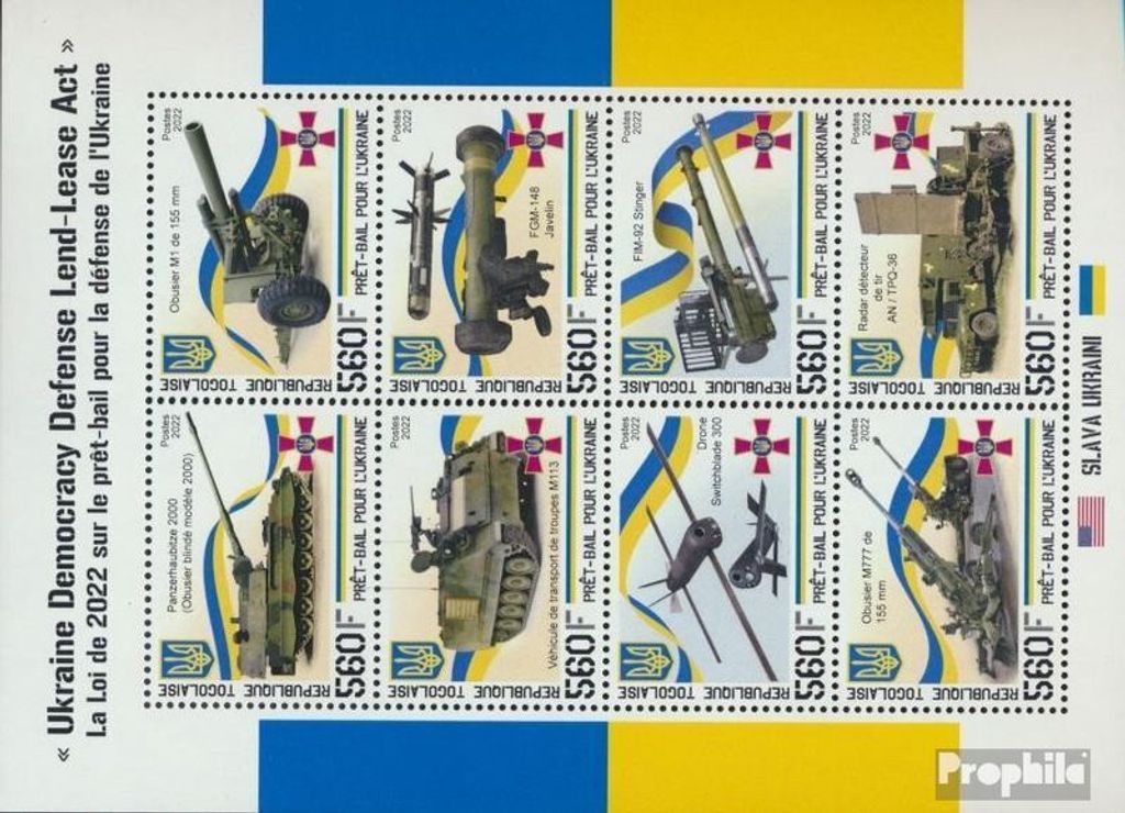 Briefmarken Togo Mi Kleinbogen2 postfrisch