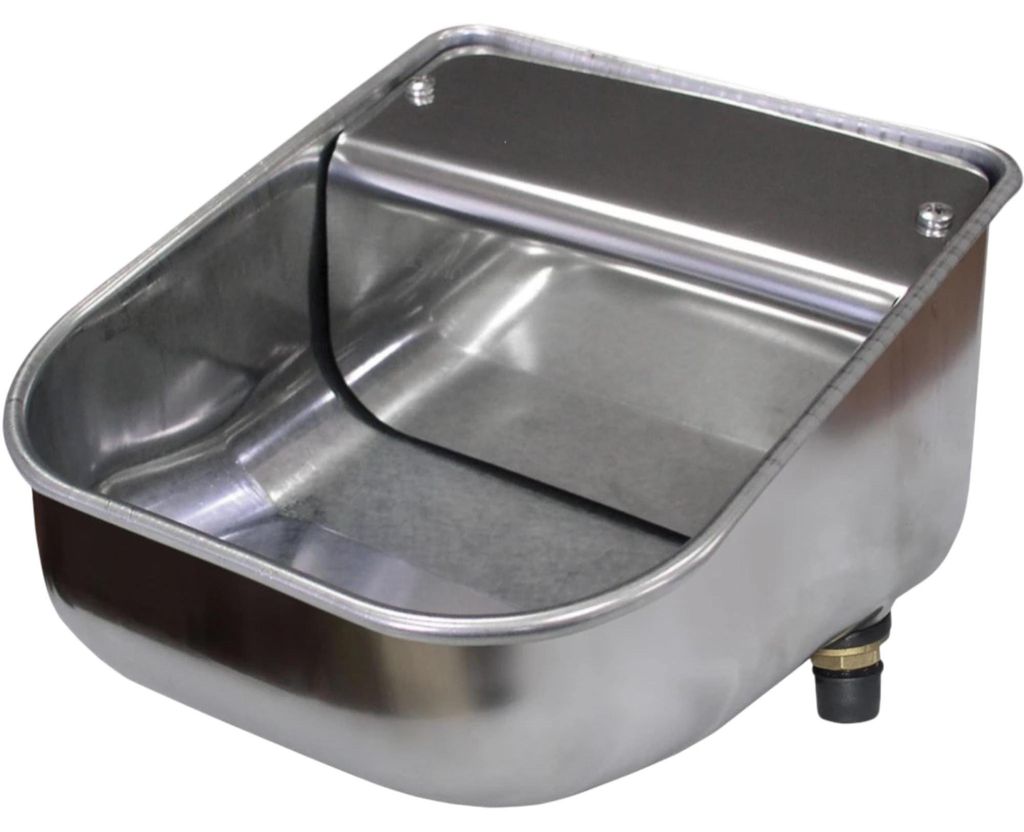 Tränke Edelstahl All Animals mit Schwimmer 2 ltr Produktbild 