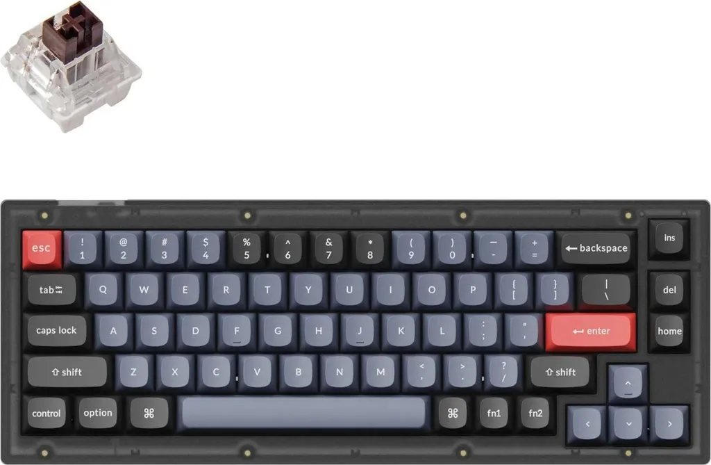 Clavier Mécanique 65% Keychron V2 QMK - Layout US QWERTY V2-A3