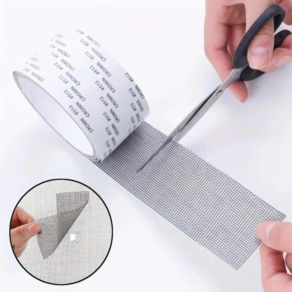 Fliegengitter Reparaturband selbstklebend 2m x 5cm – Produktbild 