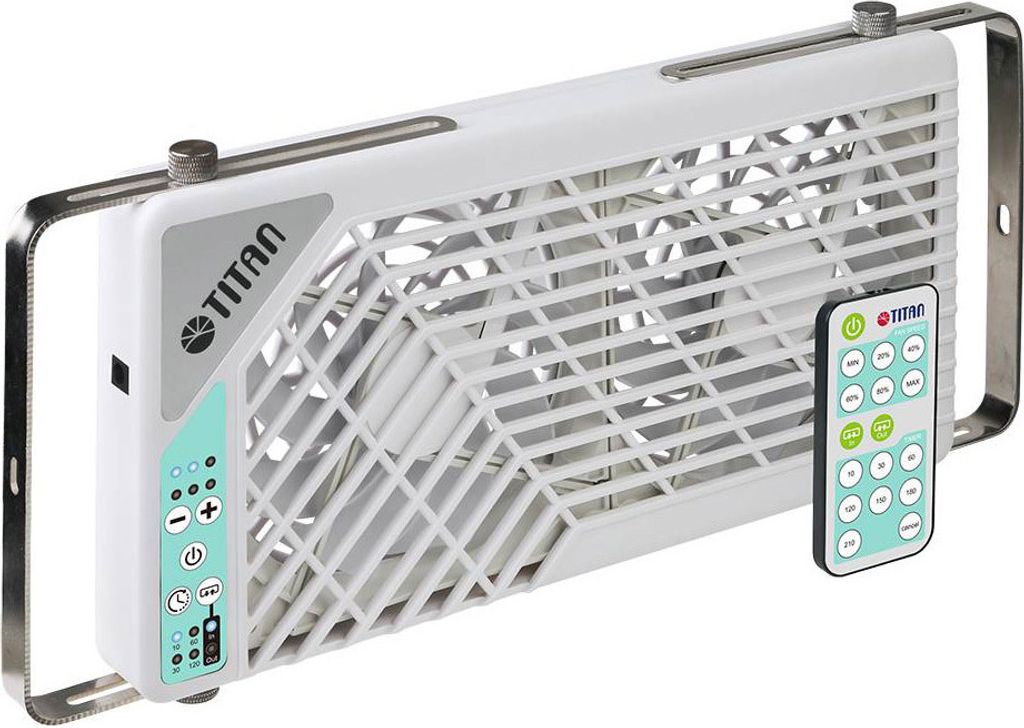 Titan TTC-SC21/V4+ Dvojitý okenný ventilátor 2x140 mm, pre Obrázok produktu 