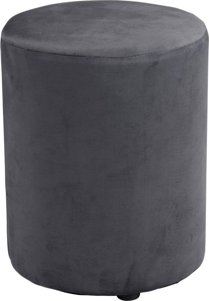 Arti Casa Pouf Round Velvet – Samt Hocker 28 x 36 cm – Fußhocker oder Sessel Schlafzimmer – Möbel für Schminktisch – Kompakter Stuhl Kle...