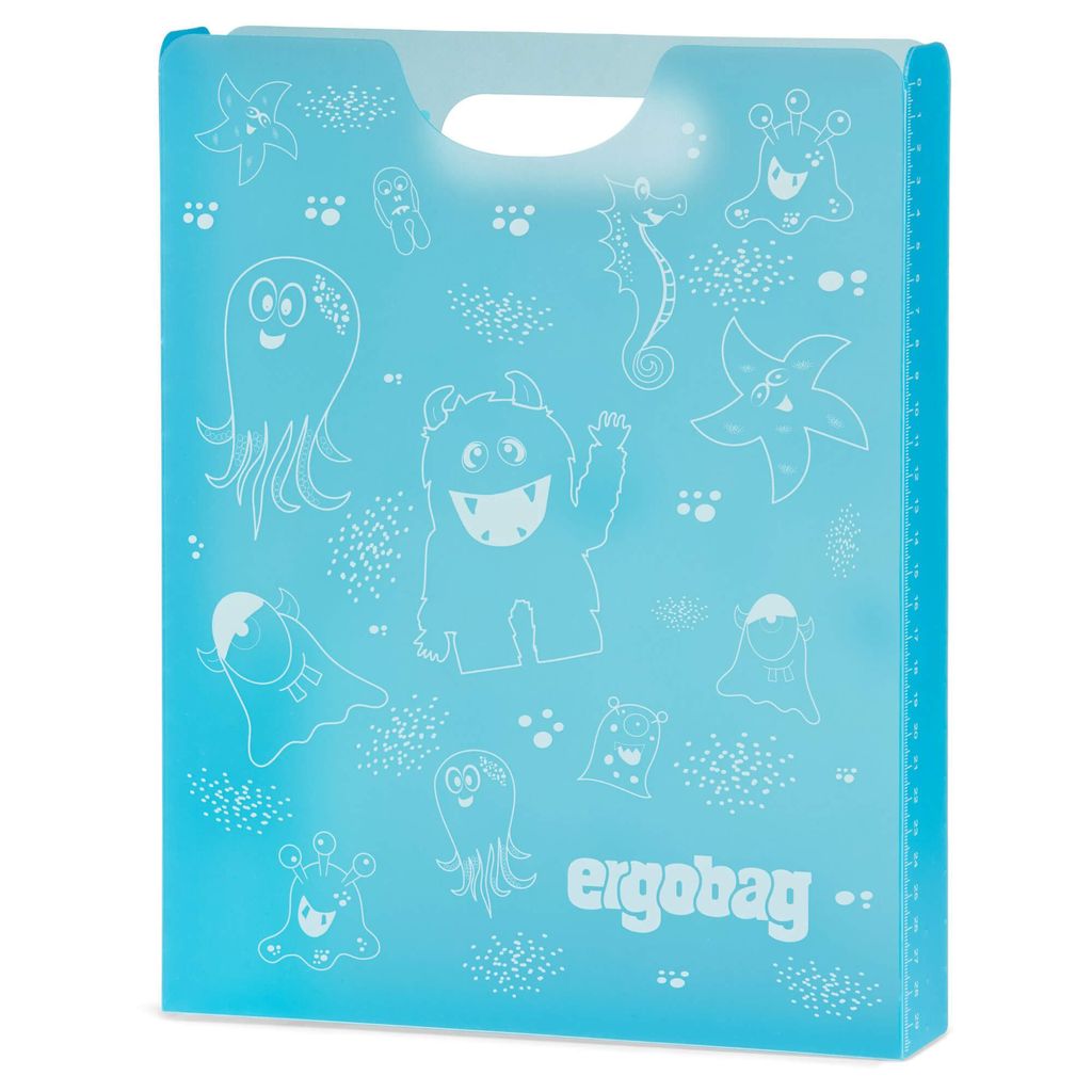 Ergobag Heftbox Monster Petrol 00366-30009-10