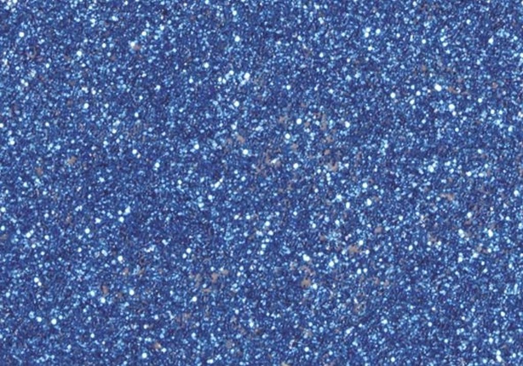 Glitter Glue 50 ml blau Packung mit 6 Stück