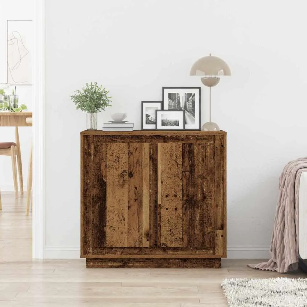 vidaXL Credenza Legno Vecchio 80x34x75 cm - Mobile Rustico Multiuso - 3