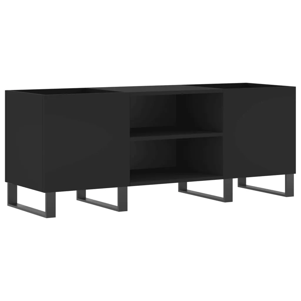 SYFAX™ Mobile Porta Dischi Nero - Crea il tuo Angolo Vinile Perfetto