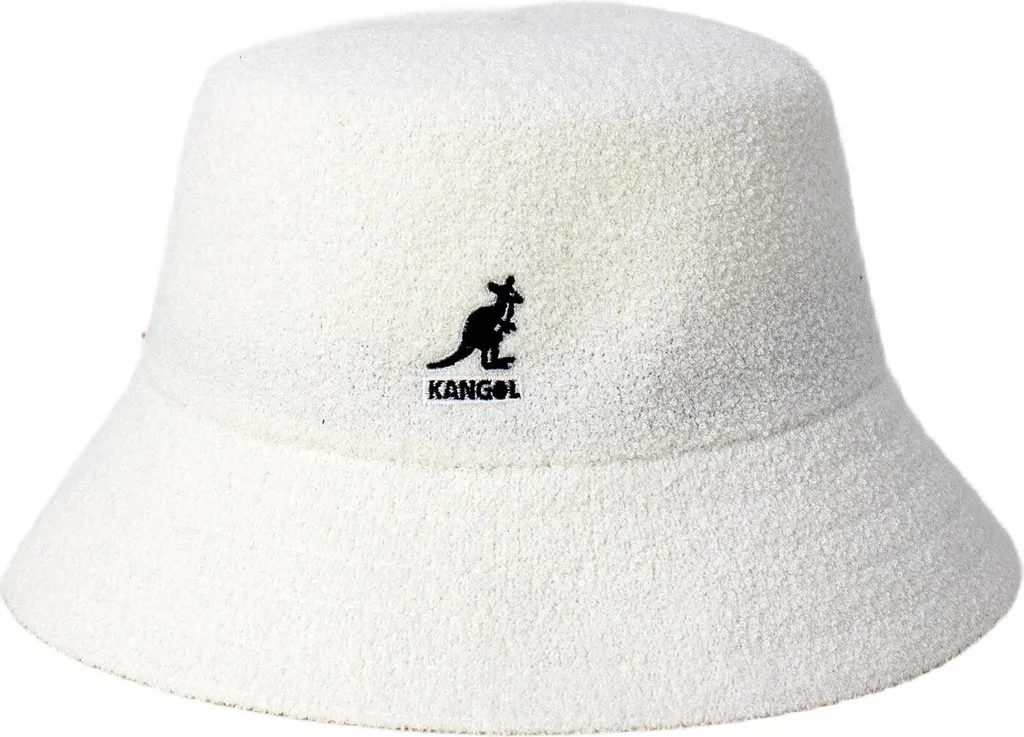 Bonnet cloche KANGOL blanc pour femme en maille taille S chic