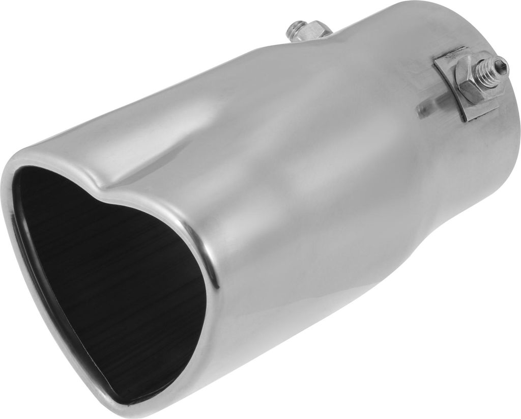 Auto Auspuff Spitze Rohr Herzform für Rohrdurchmesser 0.94" Produktbild 