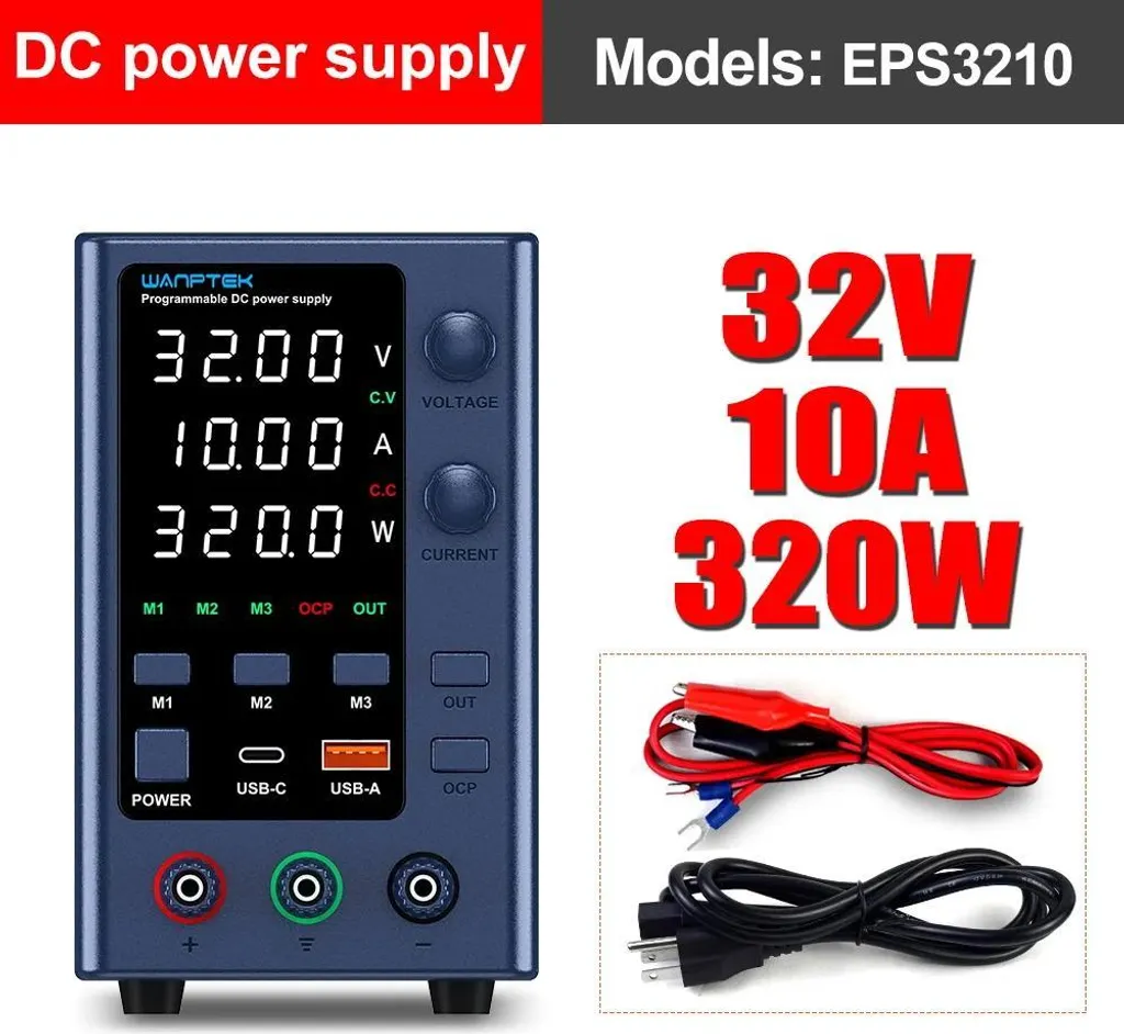 Alimentation DC EPS3210 32V 10A variable avec affichage numérique de précision - 2
